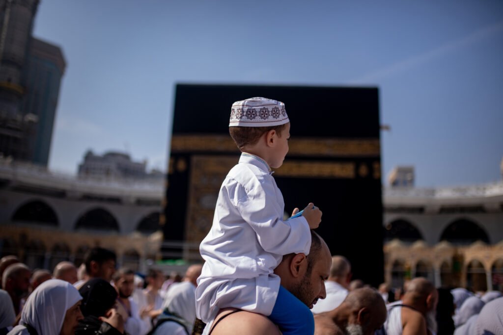 Rear View Woman Standing Against Sky