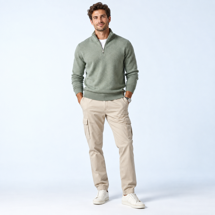 05-Sage-Quarter-Zip-and-Cargo-Trousers